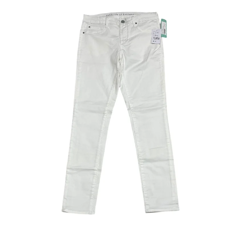 Dark Indigo Men's JeansJeans Skinny By Articles Of Society In White Denim, Size: 6