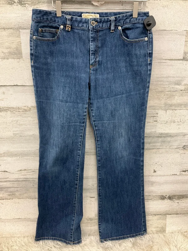 Men's Jeans with a Destroyed LookJeans Flared By Michael By Michael Kors In Blue, Size: 12 Men's Jeans with a Destroyed LookJeans Flared By Michael By Michael Kors In Blue, Size: 12