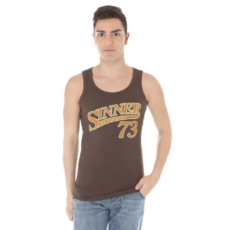 Men's Shirts with High NecksZuelements  Cotton Men's T-Shirt
