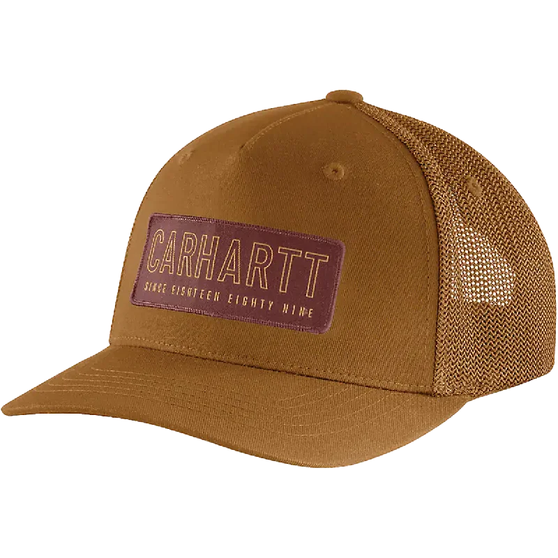 Modern BeaniesRugged Flex Canvas Mesh-Back 1889 Patch Cap