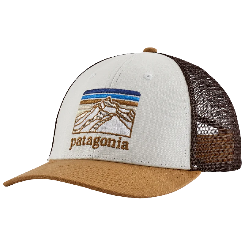Men's Straw Hats for SummerLine Logo Ridge LoPro Trucker Hat
