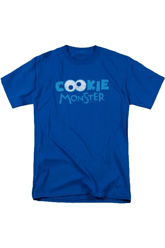 Men's Shirts with Custom MonogramsSesame Street Cookie Eyes Short Sleeve Adult Tee / T-Shirt Men's Shirts with Custom MonogramsSesame Street Cookie Eyes Short Sleeve Adult Tee / T-Shirt