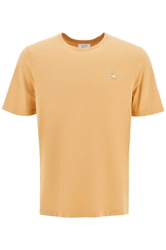 Men's Shirts with Adjustable CuffsMaison Kitsune Men's Chillax Fox Patch T-Shirt