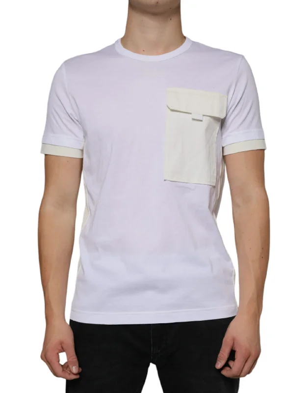 Men's Casual Shirts for Everyday WearDolce & Gabbana Cotton Pocket Short Sleeves Men's T-shirt Men's Casual Shirts for Everyday WearDolce & Gabbana Cotton Pocket Short Sleeves Men's T-shirt