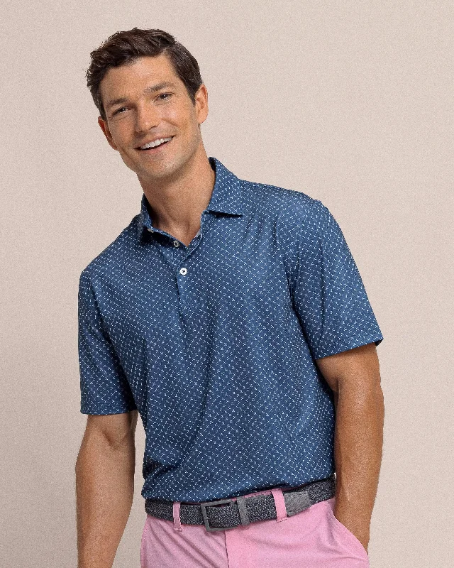 Men's Shirts with Lace-Up HemlinesDriver Putter Around Polo