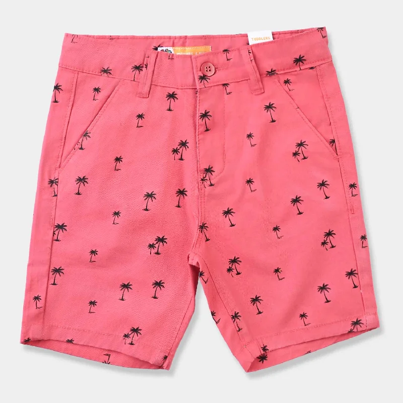 Men's Pants with Reflective Stripes for SafetyBoys Cotton Twill Short Palm Tree-Pink Men's Pants with Reflective Stripes for SafetyBoys Cotton Twill Short Palm Tree-Pink
