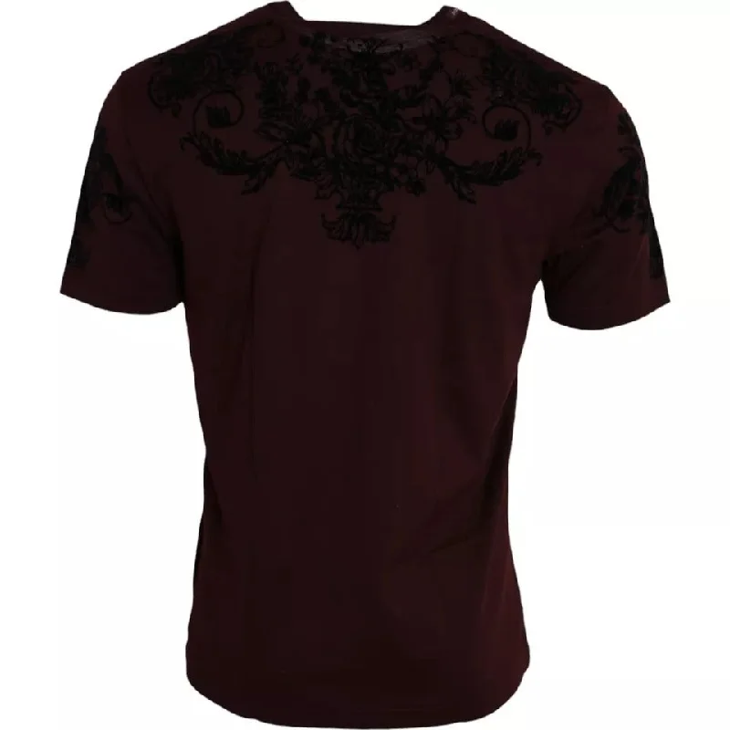 Men's Shirts with Geometric PatternsDolce & Gabbana DG Crown Floral Crewneck Men Men's T-shirt (Pre-Owned) Men's Shirts with Geometric PatternsDolce & Gabbana DG Crown Floral Crewneck Men Men's T-shirt (Pre-Owned)