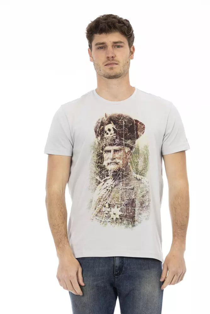 Men's Shirts with Antimicrobial TreatmentTrussardi Action  Cotton Men Men's T-Shirt