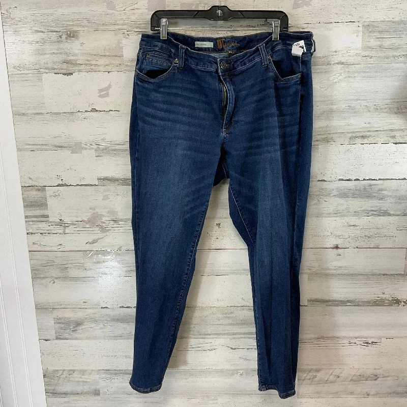 Designer Skinny Men's JeansJeans Straight By Kut In Blue, Size: 16