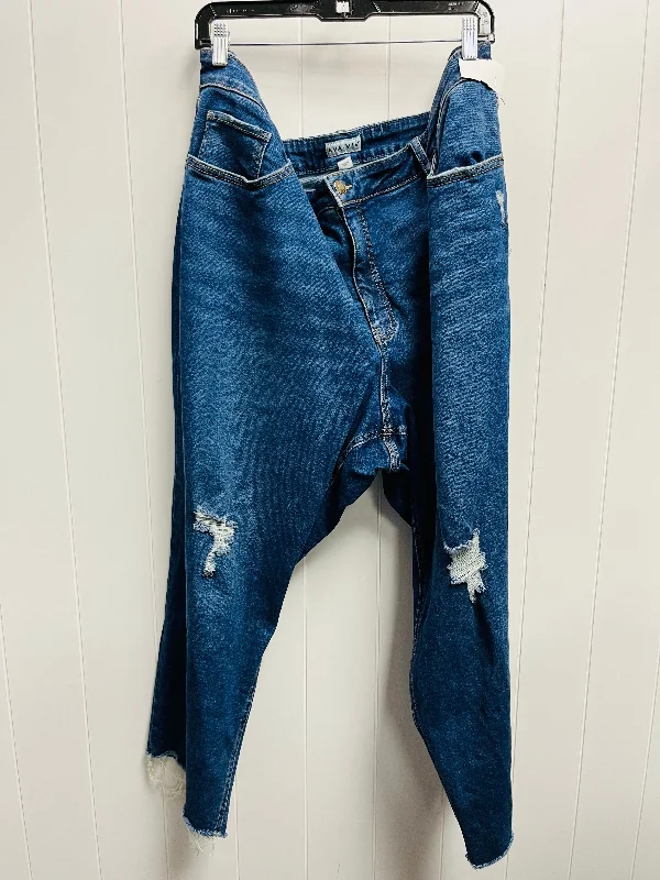 Affordable Men's JeansJeans Straight By Ava & Viv In Blue Denim, Size: 26