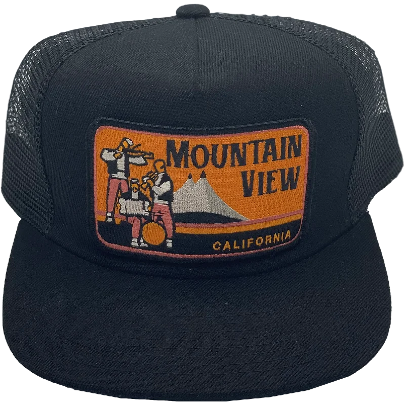 Designer Fedora HatsMountain View Orange Trucker