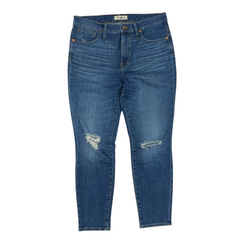 Designer Men's JeansJeans Skinny By Madewell In Blue Denim, Size:10