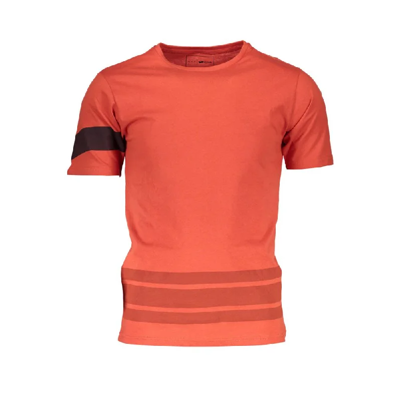 Men's Shirts with Embellished CollarsGas  Cotton Men's T-Shirt