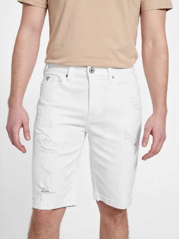 Men's Pants with Patchwork PatternsAbby Denim Shorts