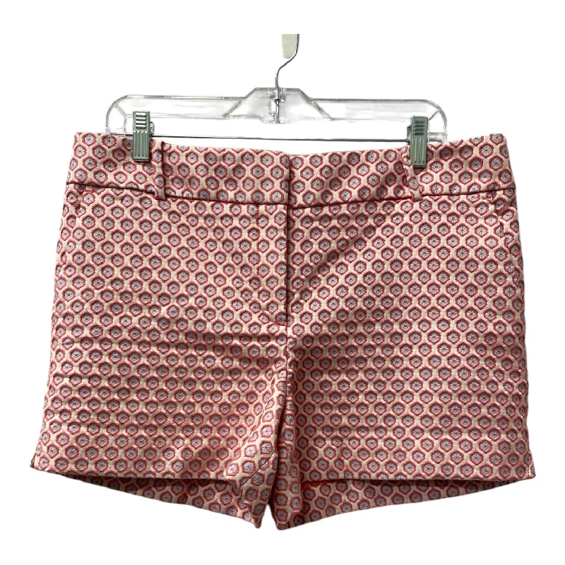 Men's Pants with Contrast StitchingShorts By Loft In Pink, Size:12