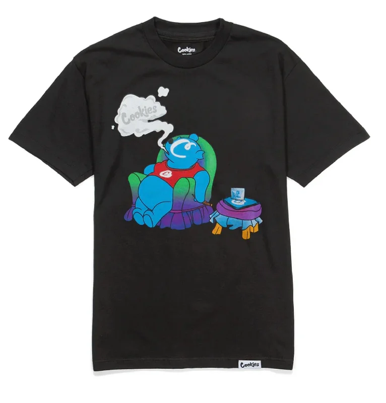 Men's Shirts with Hidden ButtonsMen's Bearee High T-Shirt In Black