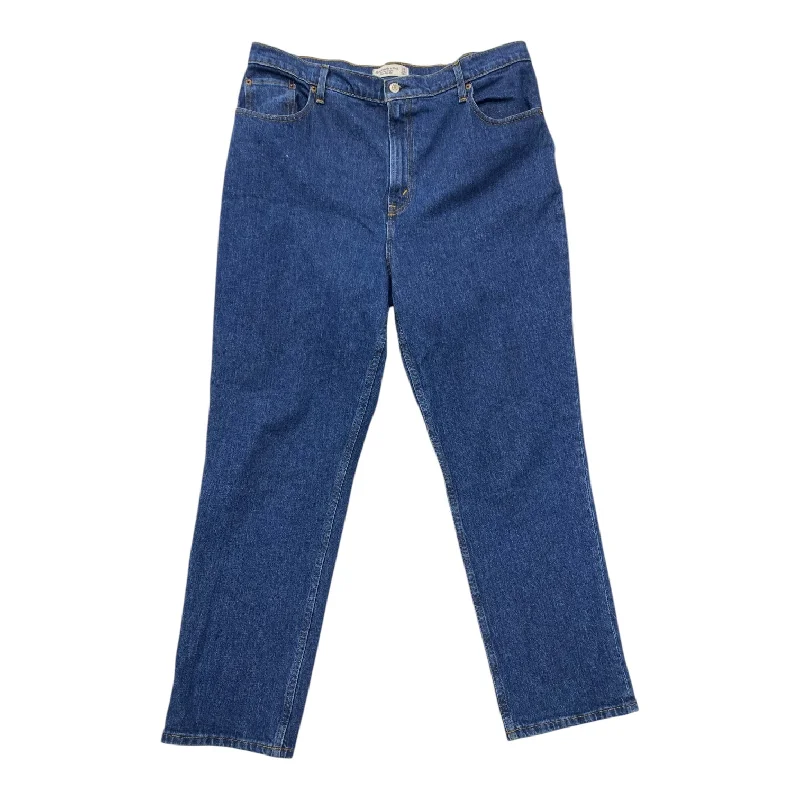 Men's Jeans for SportsJeans Straight By Abercrombie And Fitch In Blue Denim, Size: 16