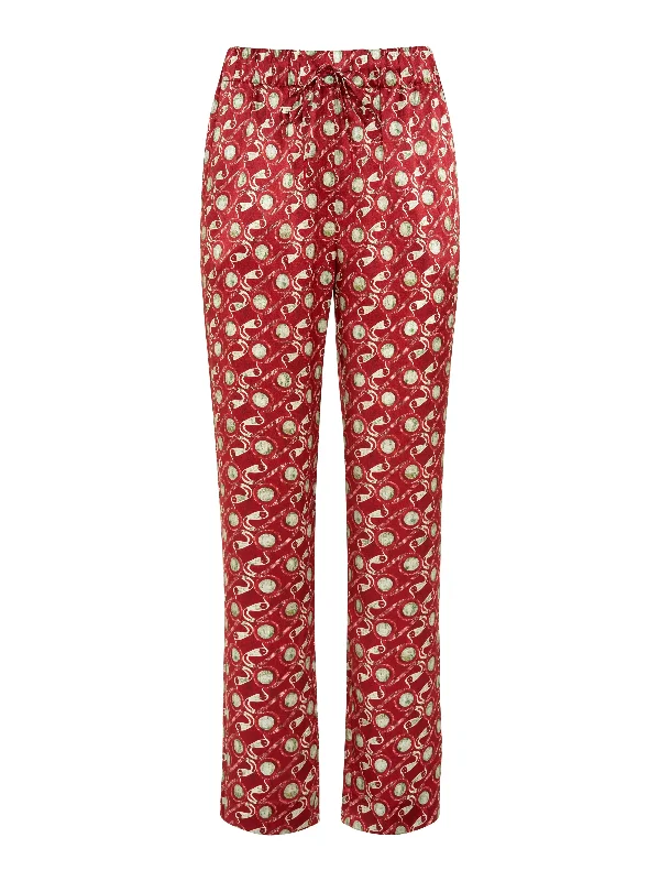 Warm Men's Fleece-Lined PantsPaige C Trouser in Boa Wine