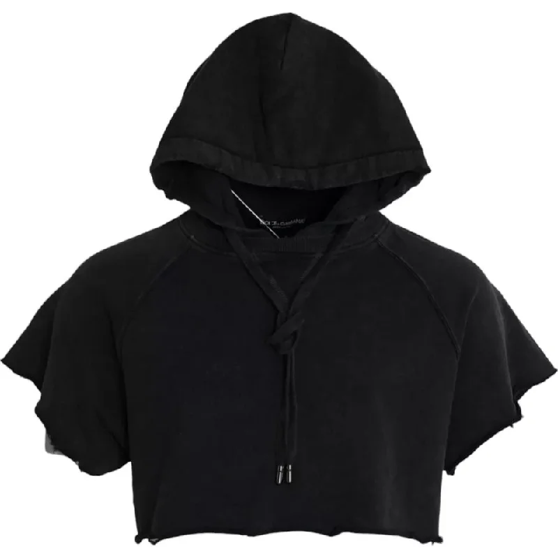 Men's Shirts with Patch PocketsDolce & Gabbana Cotton Hooded Short Sleeves Cropped Men's T-shirt Men's Shirts with Patch PocketsDolce & Gabbana Cotton Hooded Short Sleeves Cropped Men's T-shirt