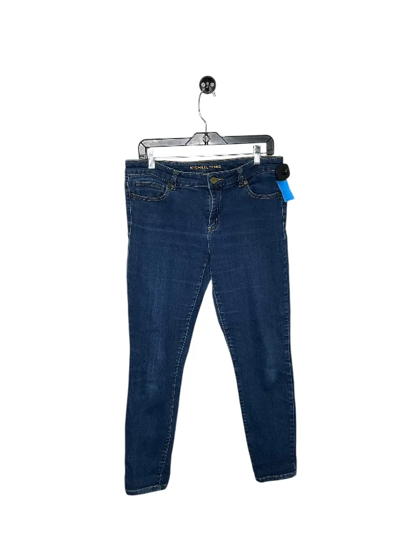 Modern Ripped and Distressed Men's JeansJeans Skinny By Michael Kors In Blue Denim, Size: 10