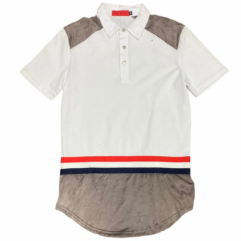 Men's Shirts with Antimicrobial TreatmentVie Riche Button Up Polo (White) V1070686