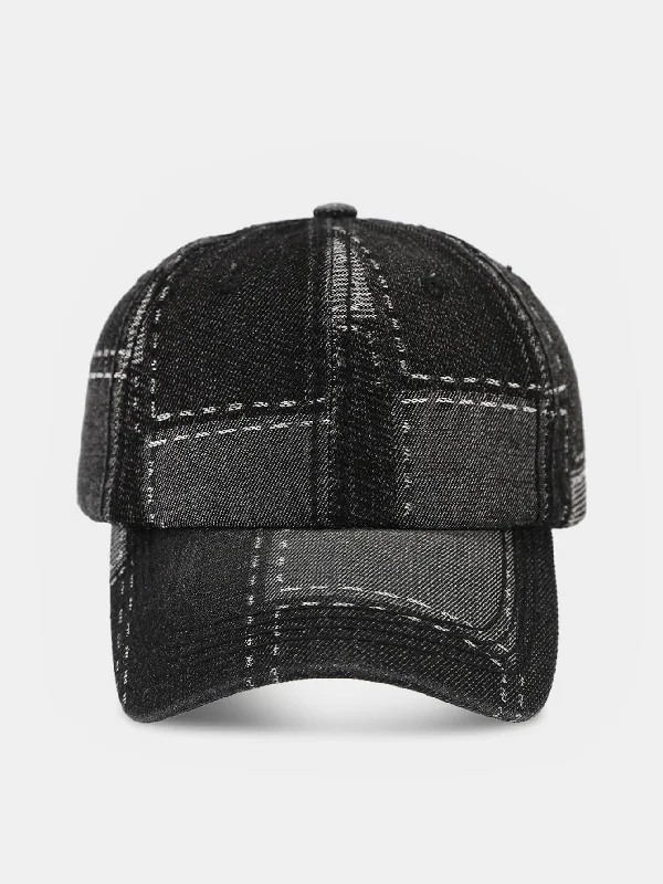 Reversible Sun HatsPatch Denim Washed Baseball Cap