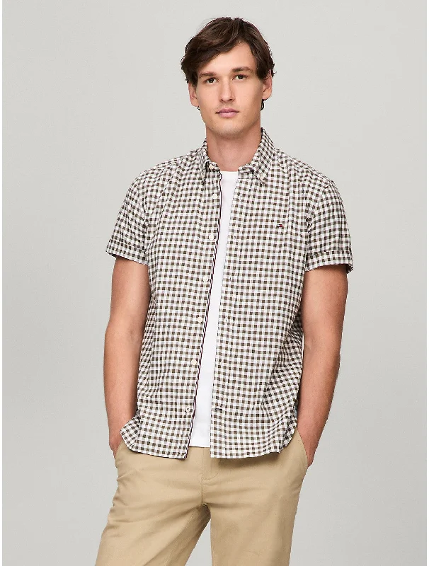 Men's Slim-Fit Shirts for a Flattering ShapeTommy Hilfiger Men's Gingham Regular Fit Oxford Shirt