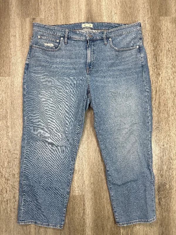 Jeans for Men with Skinny LegsJeans Cropped By Madewell In Blue Denim, Size: 20