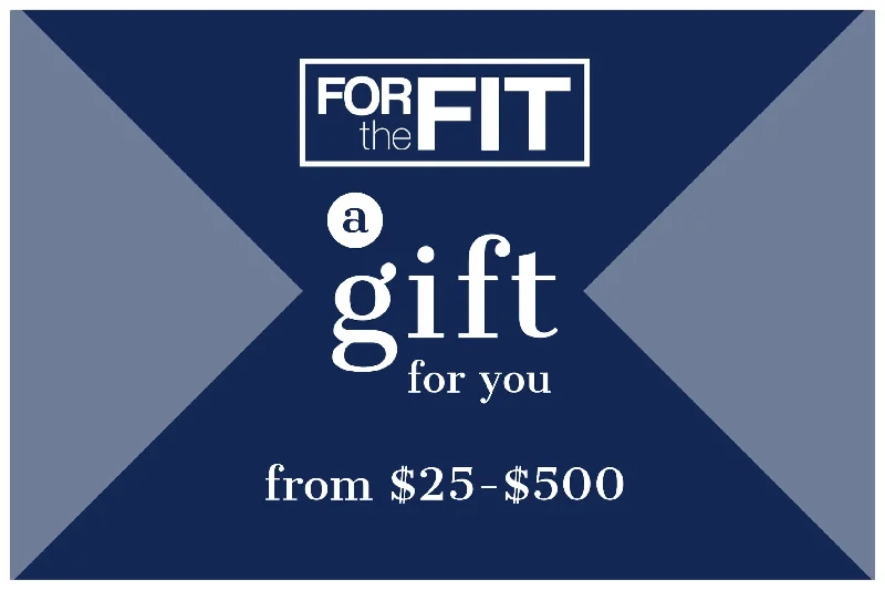 Men's Shirts with Embellished CollarsFORtheFIT Gift Certificate
