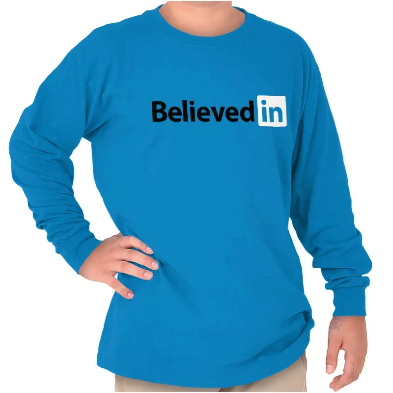 Men's Graphic Print T-Shirts for a Statement LookBelieved in Youth Long Sleeve Shirt