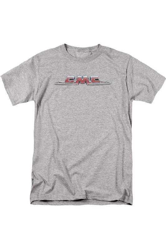 Men's Shirts with Mandarin CollarsGmc Chrome Logo Short Sleeve Adult Tee / T-Shirt
