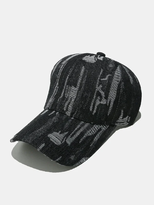 Trendy Work HatsVintage Distressed Denim Baseball Cap