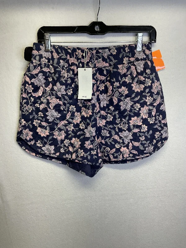 Men's Pants with Contrast Fabric PanelsShorts By Mng In Blue & Pink, Size:M