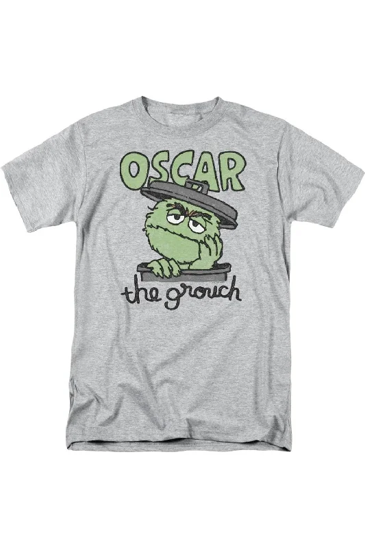 Men's Shirts for Beach OutingsSesame Street Canned Grouch Short Sleeve Adult Tee / T-Shirt Men's Shirts for Beach OutingsSesame Street Canned Grouch Short Sleeve Adult Tee / T-Shirt
