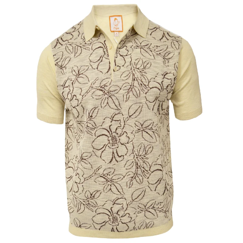 Men's Shirts with Raw-Edge HemlinesCIGAR ORIGINAL CASUAL KNIT/PJ-1509