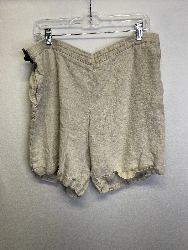 Men's Patterned Pants with Geometric DesignsShorts By J. Jill In Tan, Size:L