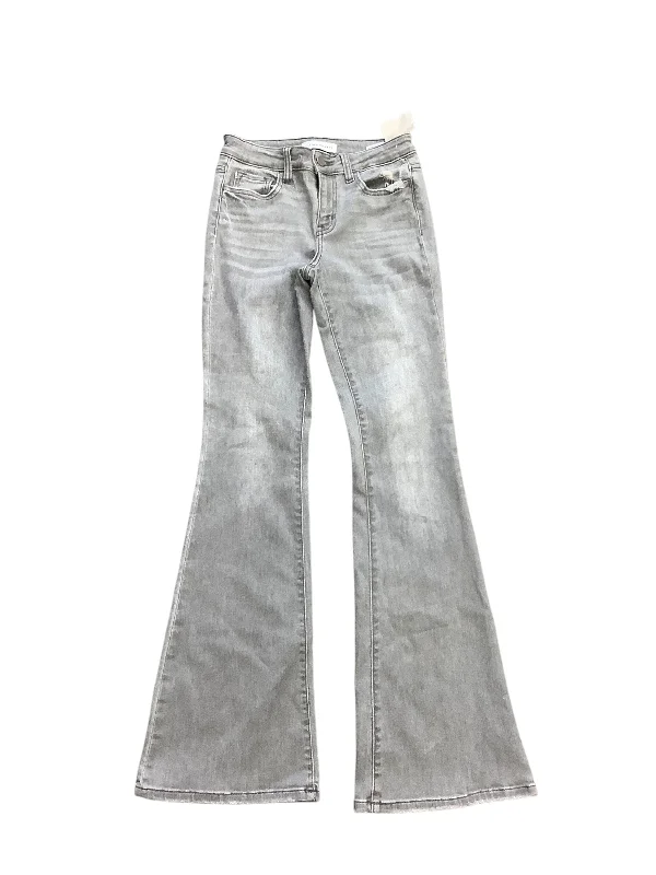 Sustainable Men's JeansJeans Flared By Flying Monkey In Grey, Size: 10