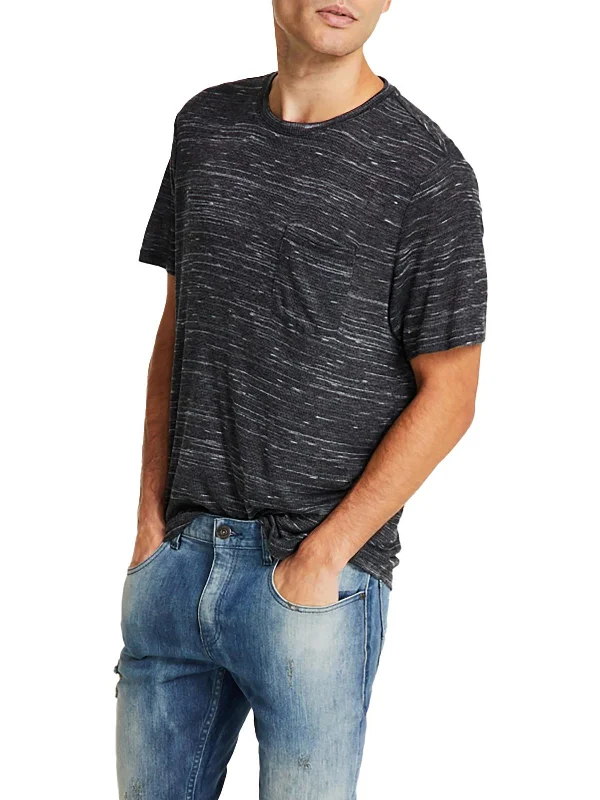 Men's Shirts with French CuffsMens Space Dyed Crewneck T-Shirt