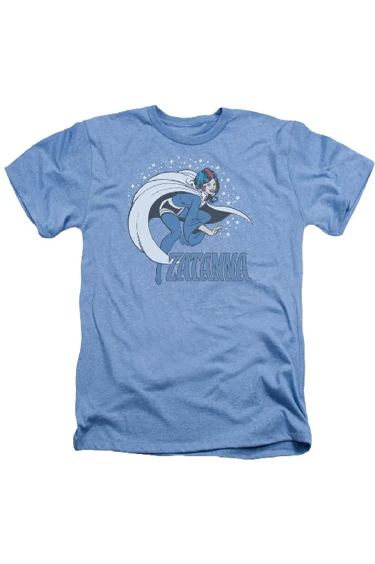 Men's Shirts with Contrast StitchingDC Comics Zatanna Adult Heather Tee / T-Shirt