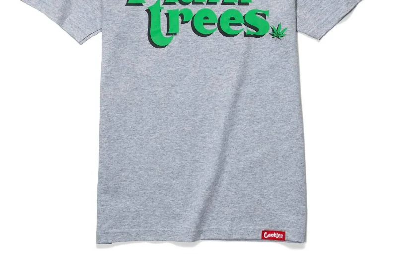 Men's Shirts with Double-Breasted DesignsMen's Plant Trees T-Shirt In Heather Grey