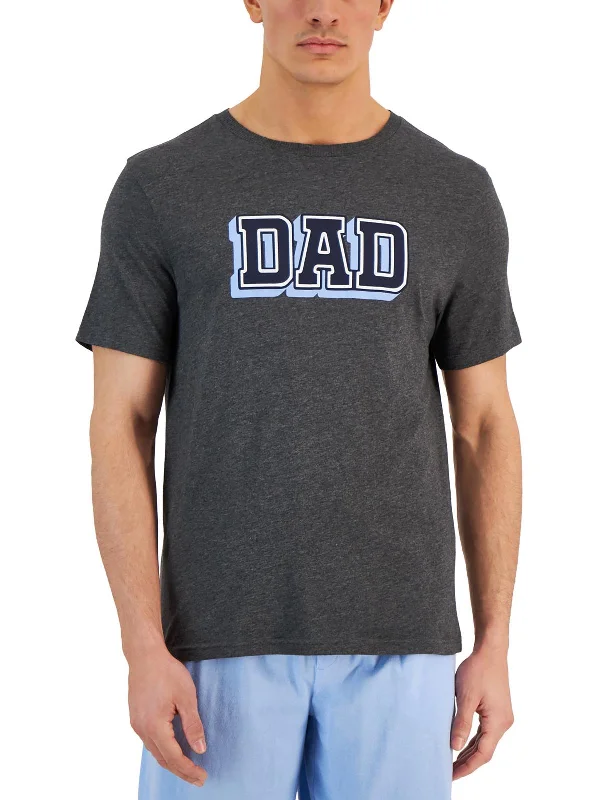 Men's Shirts with Striped PatternsMens Heathered Knit Graphic T-Shirt