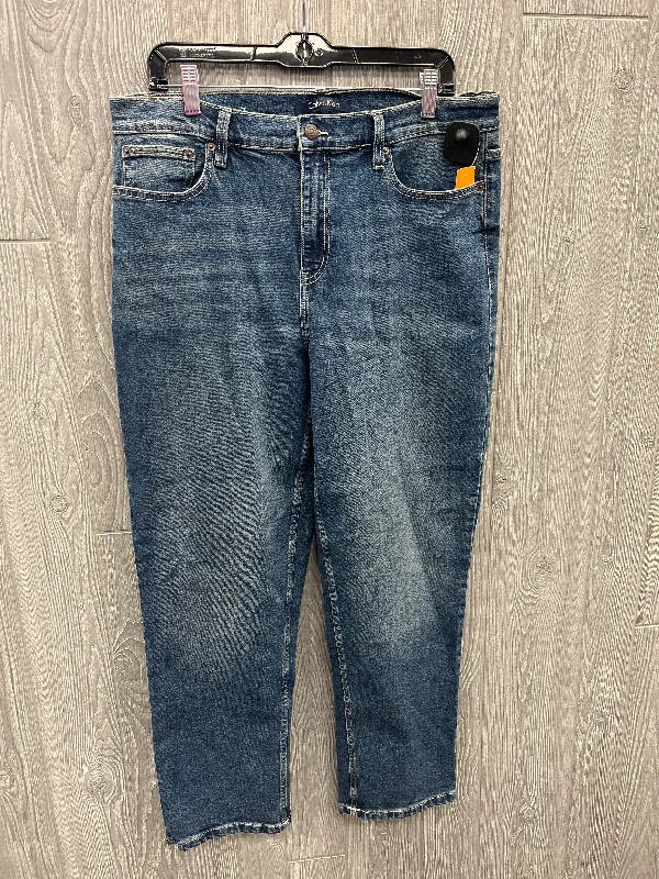 High-Quality Ripped Men's JeansJeans Straight By Calvin Klein In Blue Denim, Size: 14 High-Quality Ripped Men's JeansJeans Straight By Calvin Klein In Blue Denim, Size: 14