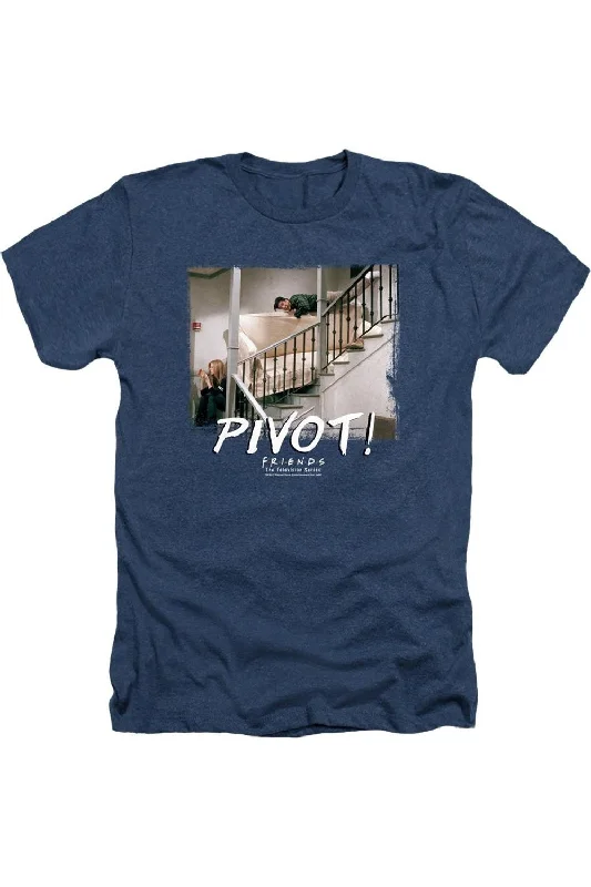 Comfortable Men's Polo ShirtsFriends Pivot Adult Heather Tee / T-Shirt