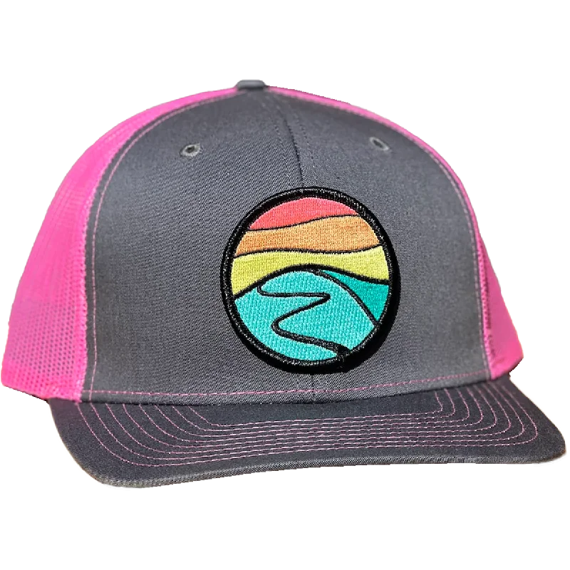 Charcoal/Pink