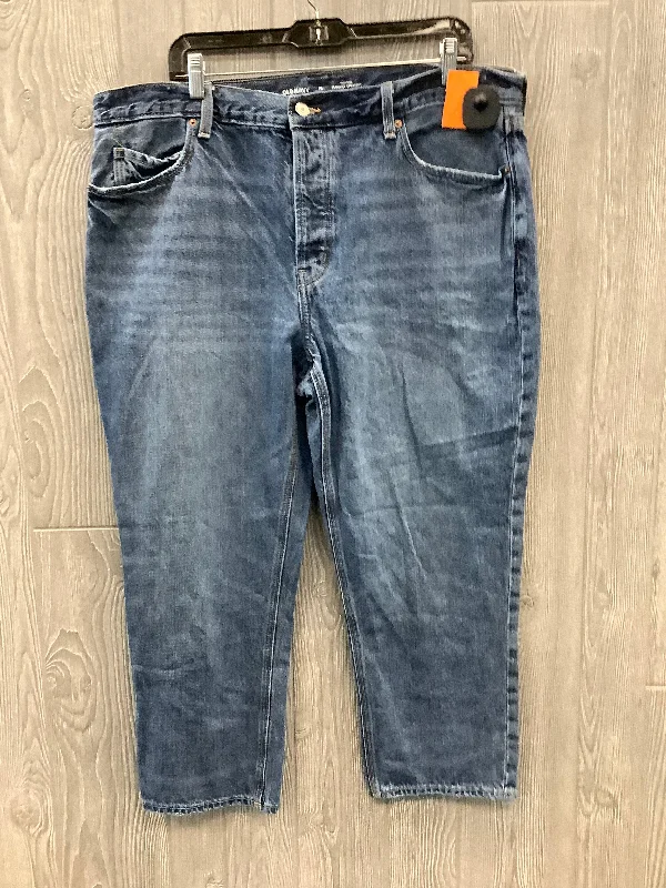Zip-Fly Men's JeansJeans Straight By Old Navy In Blue Denim, Size: 16