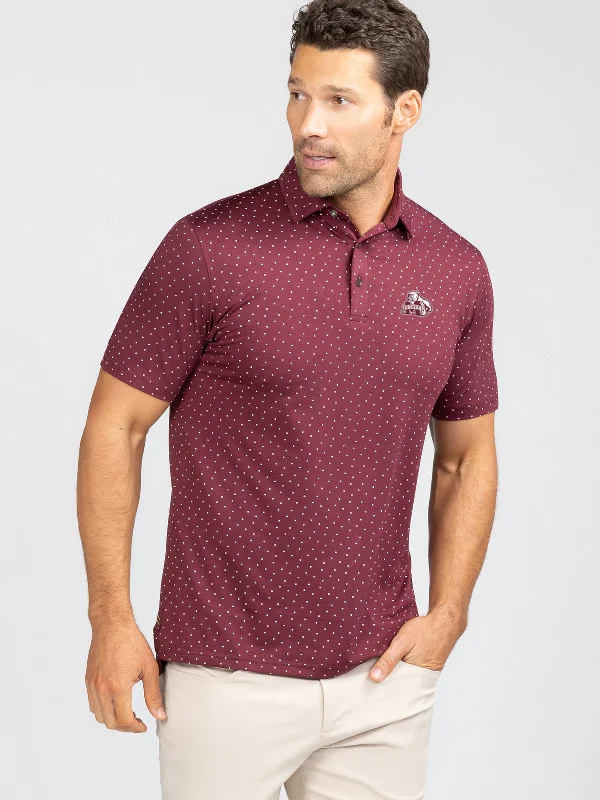 Men's Shirts with Contrast CollarsCloud Polo - Ace Dot - Mississippi State