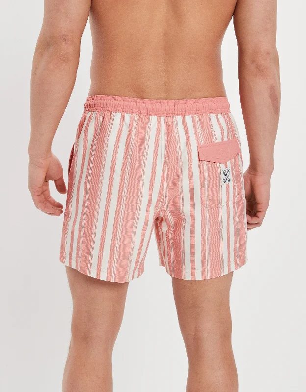 Men's Straight-Leg Jeans for a Classic FitAE 5.5" Striped Swim Trunk