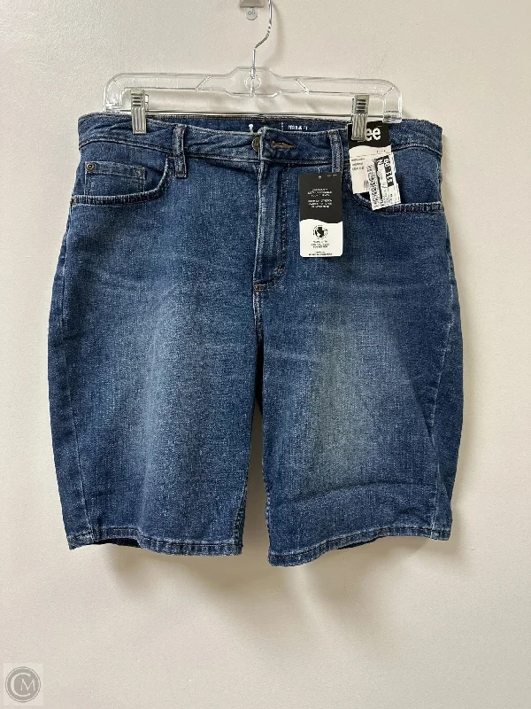 Men's Pants with Antimicrobial TreatmentShorts By Lee In Blue Denim, Size: 14