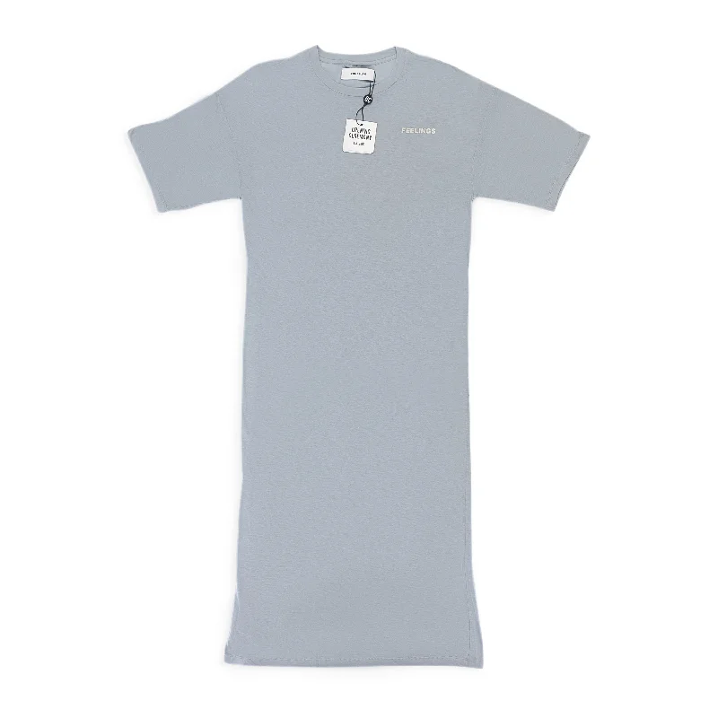 Men's Shirts with Hidden PocketsELONGATED FEELINGS BLUE T-SHIRT