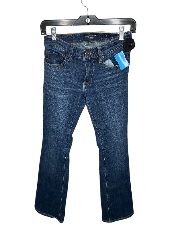 Comfortable Men's JeansJeans Boot Cut By Lucky Brand In Blue Denim, Size: 0